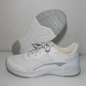 NEW!! Athletic Works Women's Lifestyle Mesh Jogger Sneakers WHITE Size 9